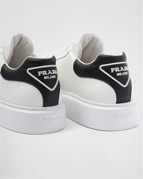 Prada Macro Leather Sneakers